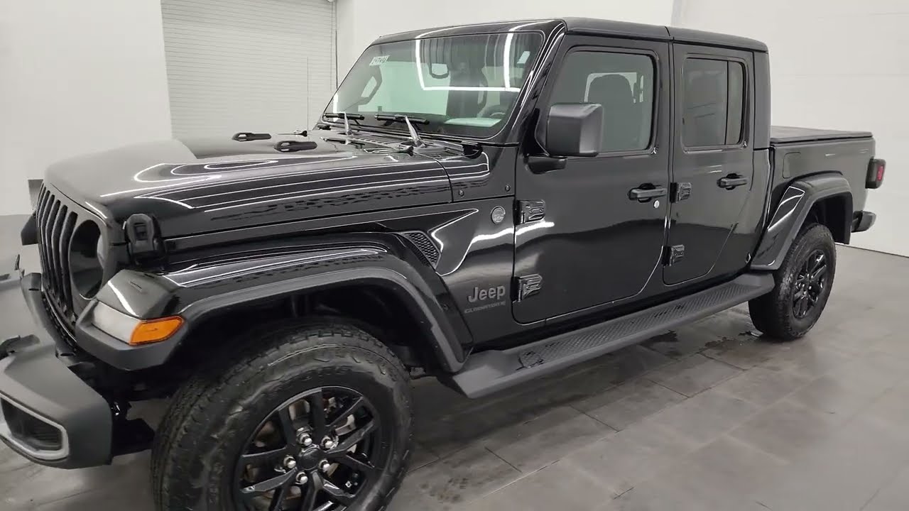 2023 JEEP GLADIATOR SPORT S MAX TOW PKG LOADED BLACK 4K WALKAROUND 24T49A SOLD!