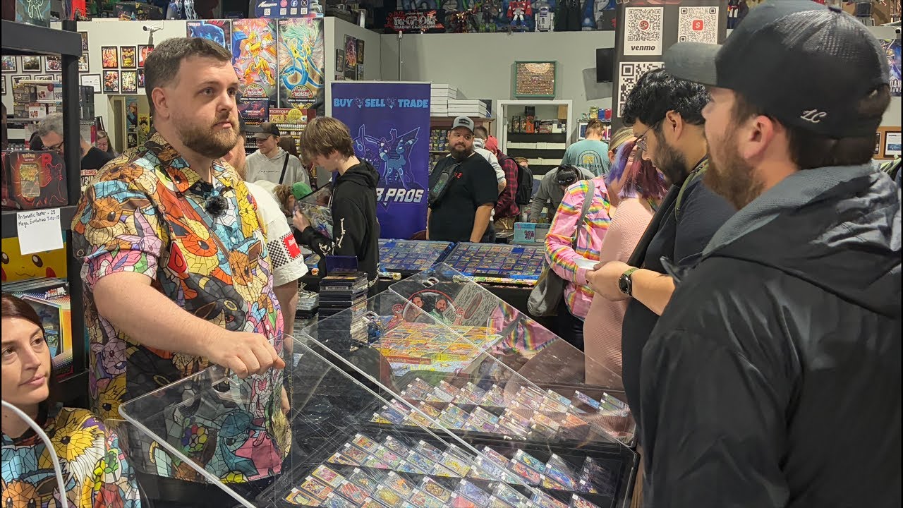 LIVE Pokemon Card Vendor POV! Gamer’s Alley - Gastonia, NC