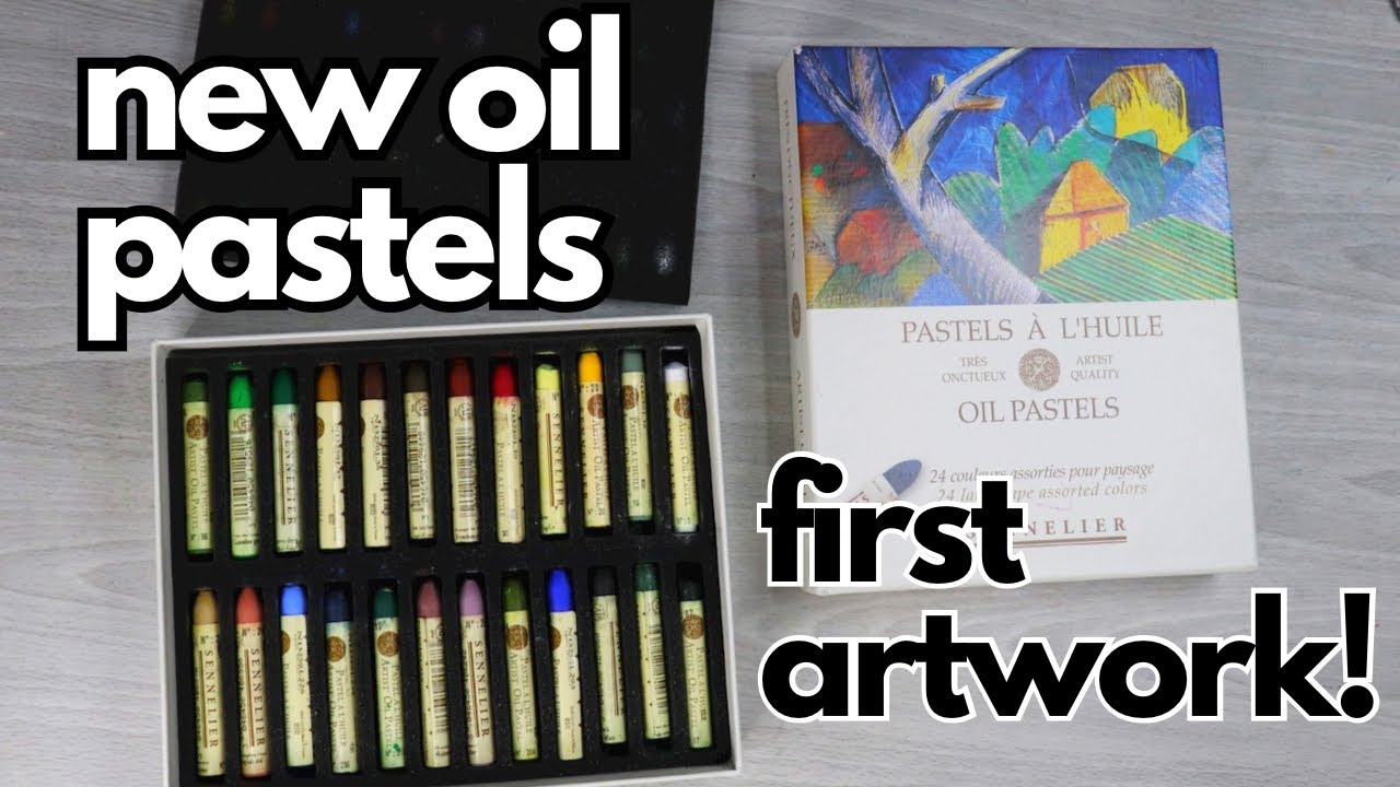 Sennelier Oil Pastel Landscape Set | Fancy Oil Pastels First Impressions/Review! Are They Worth It?