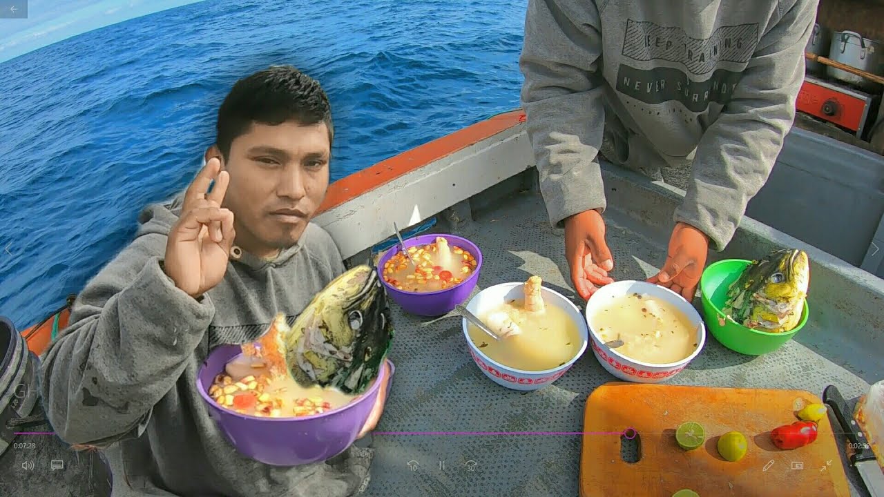 Preparamos Chupe o Caldo de Cabeza de Perico -  cocina en alta mar