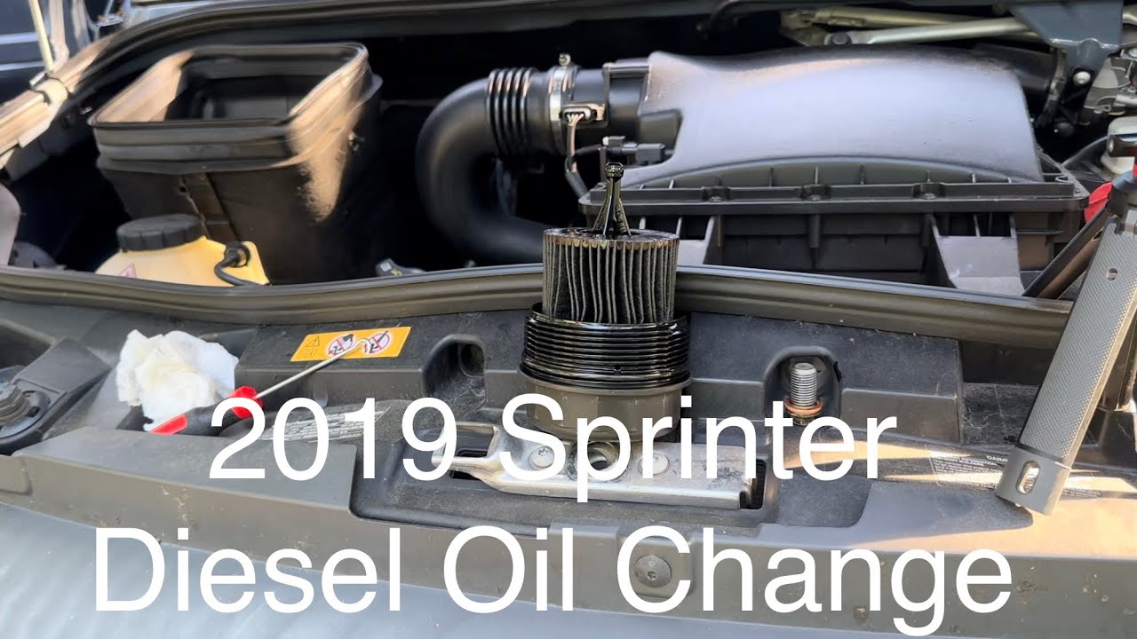 Mercedes Sprinter Van V6 Diesel Oil Change Guide - DIY step by step