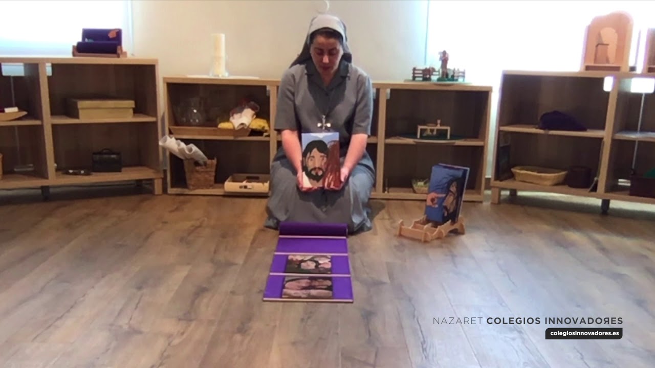 Rostro de la Pascua. Godly Play© en casa y en familia. Nazaret Colegios Innovadores.