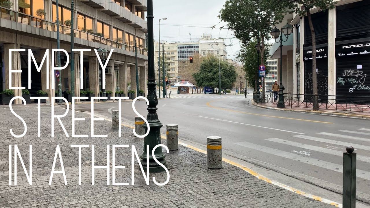 Athens Lockdown March 23-31, 2020 || Living in Greece