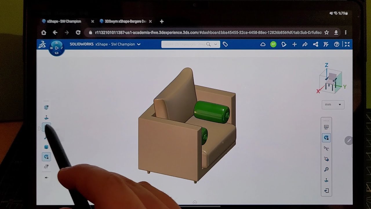 #xShape Bergere Design and #SolidWorks Collaboration | #3DEXPERIENCE | #3DCreator | #3DSculptor