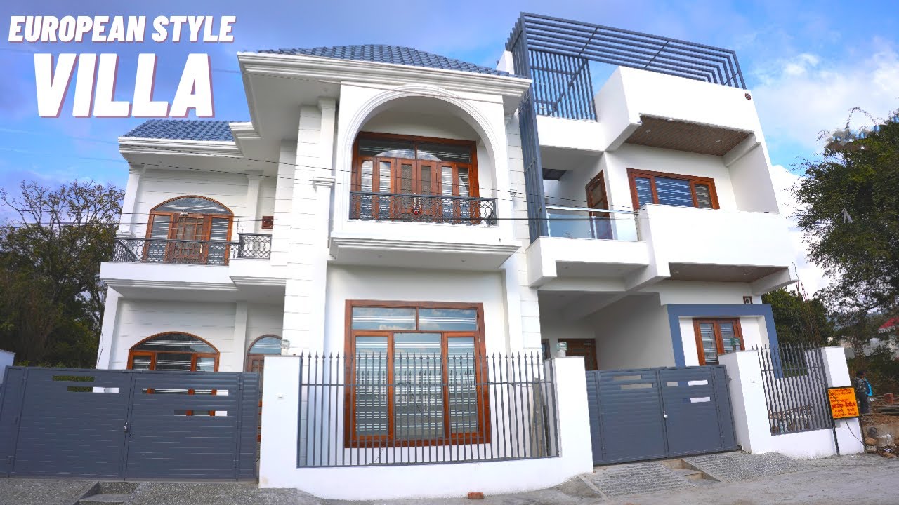 European Style Villa - ऐसा सुन्दर लग्जरी डिजाइन का Villa नहीं देखा होगा -  Luxury Villas in Dehradun