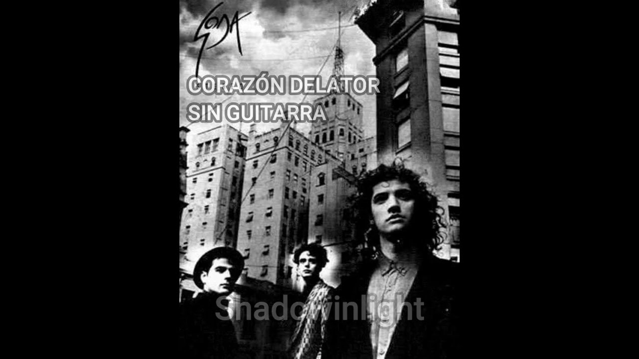 Soda Stereo - Corazón Delator - Sin Guitarra │ Guitar Backingtrack #sodastereo #gustavocerati