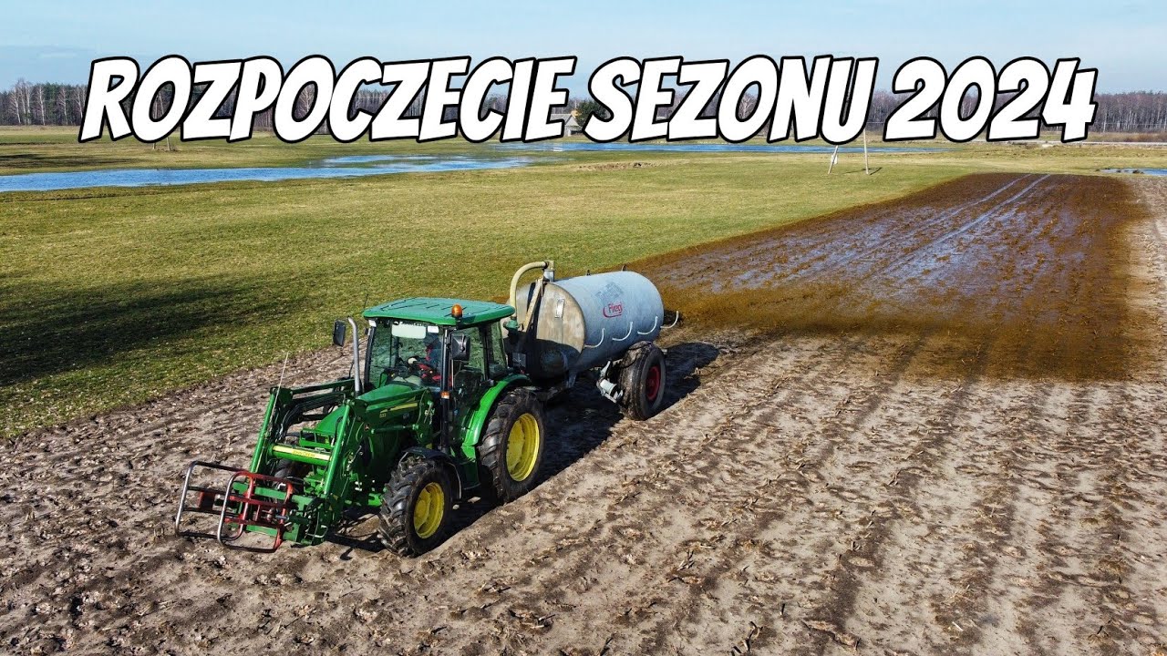 Rozpoczęcie Sezonu 2024 - Gnojowica  | John Deere 5620 & Fliegl | TheRadzio19