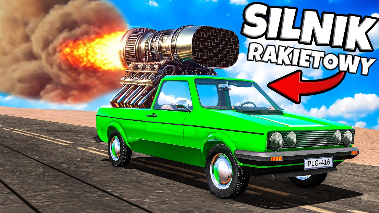 ❄️ DODAŁEM SILNIK RAKIETOWY DO AUTA!? | THE LONG DRIVE |