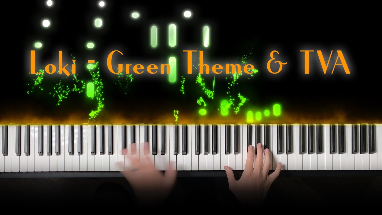 Loki Green Theme and TVA - Epic Piano Solo - Advanced Piano Tutorial