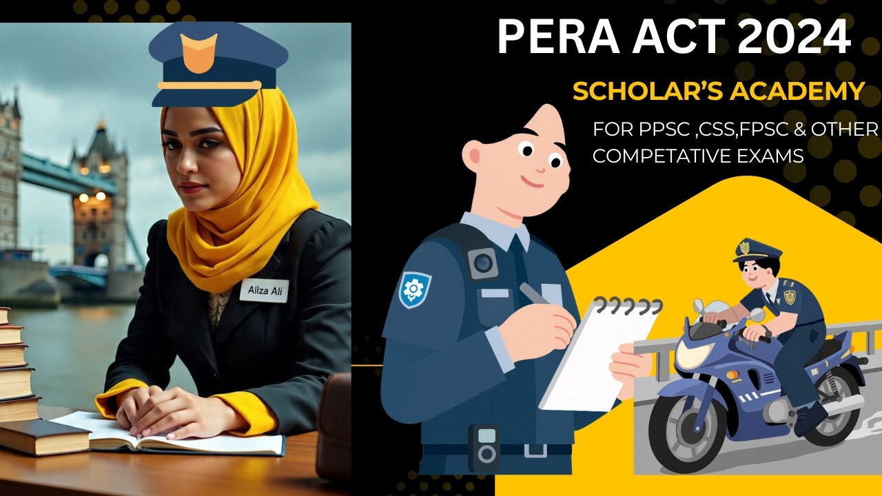 PERA ACT 2024 FOR THE  COMPETATIVE EXAMS || PAKISTAN ENFORCEMENT & REGULATION AUTHORITY