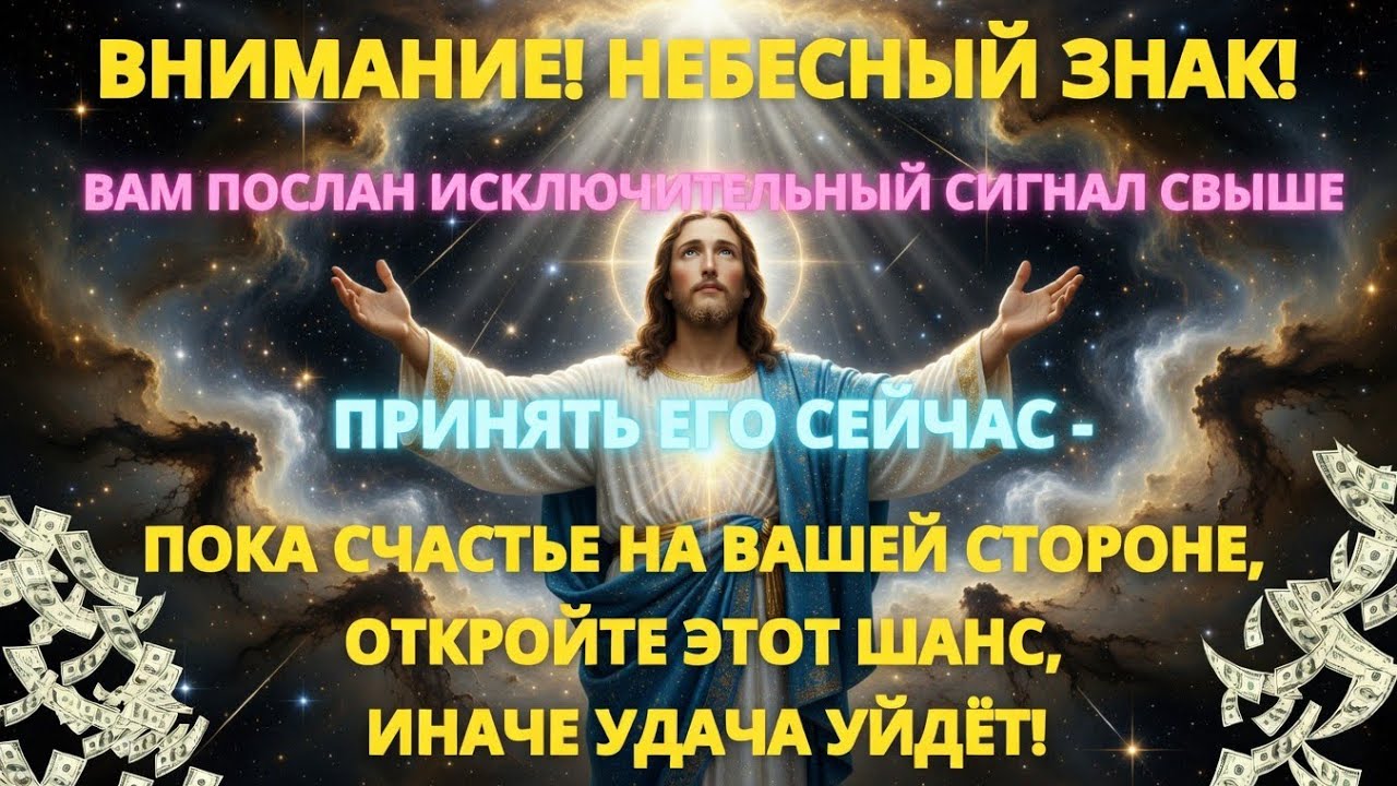 ⚠️ ВНИМАНИЕ! НЕБЕСНЫЙ ЗНАК ДЛЯ ВАС ✨Откройте этот сигнал сейча возможно, жизнь пытается вам что-то..