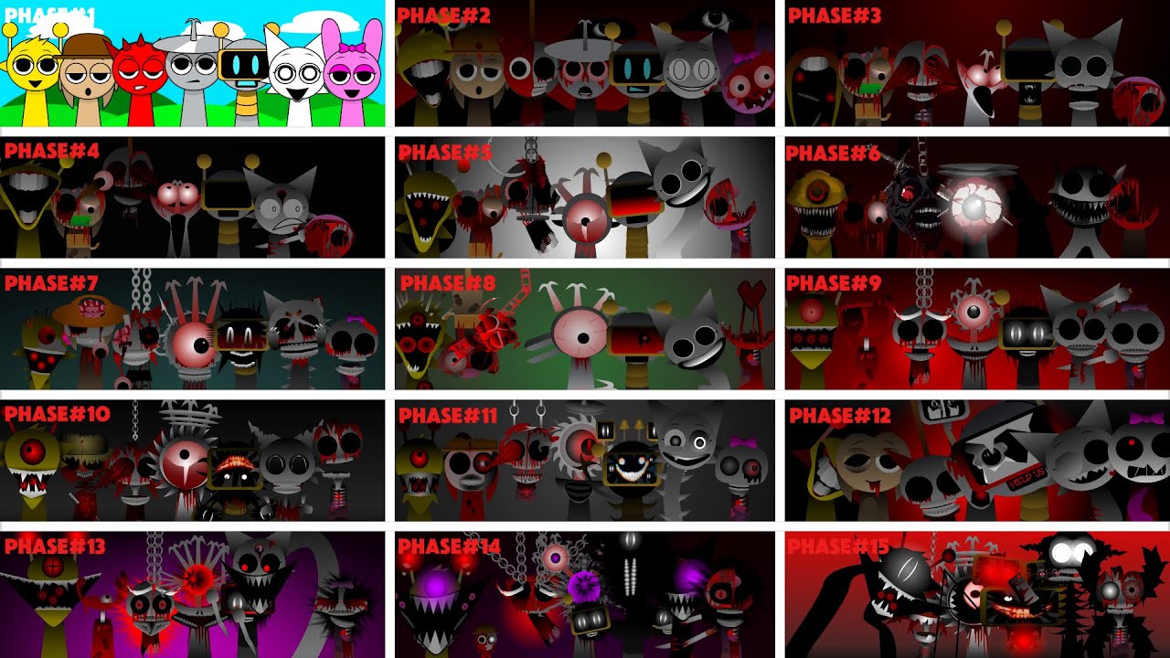 “Fun Time!” - Incredibox Sprunki Mix | Mix All Characters || From Stage 1 To Stage 15 Part 500