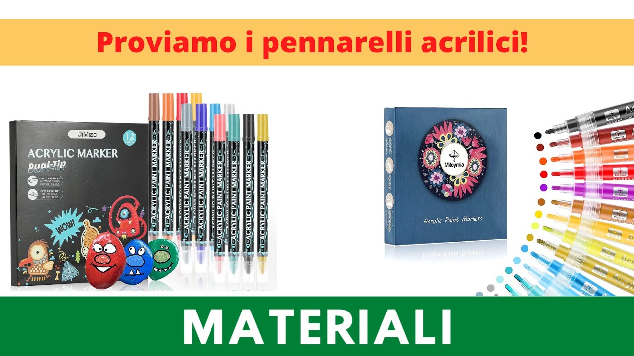 Pennarelli acrilici super economici - RECENSIONE Mitoymia e JiMiao