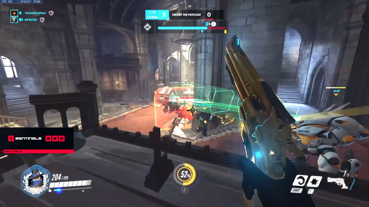 Surefour Top 500 McCree - 39 elims! [ Overwatch Season 27 ]