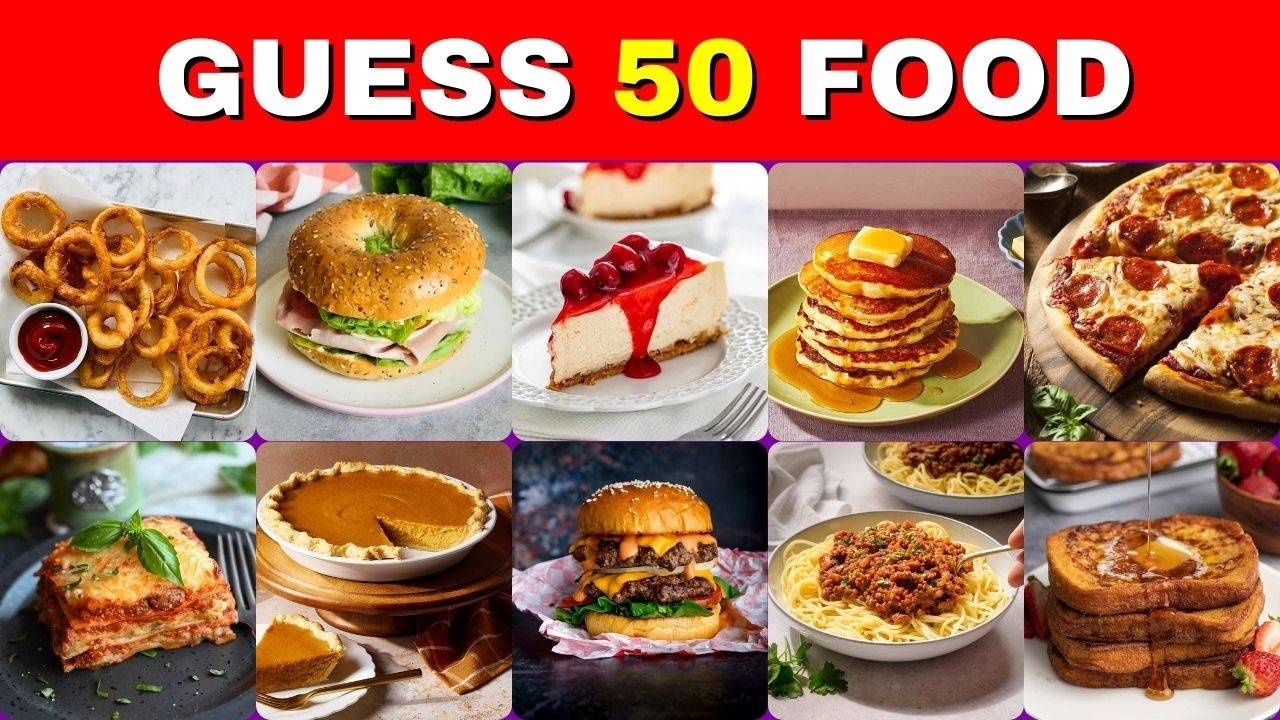 Ultimate Guess the Food Challenge | 3 Seconds Only! 🍕 #trending #guessthefood #food