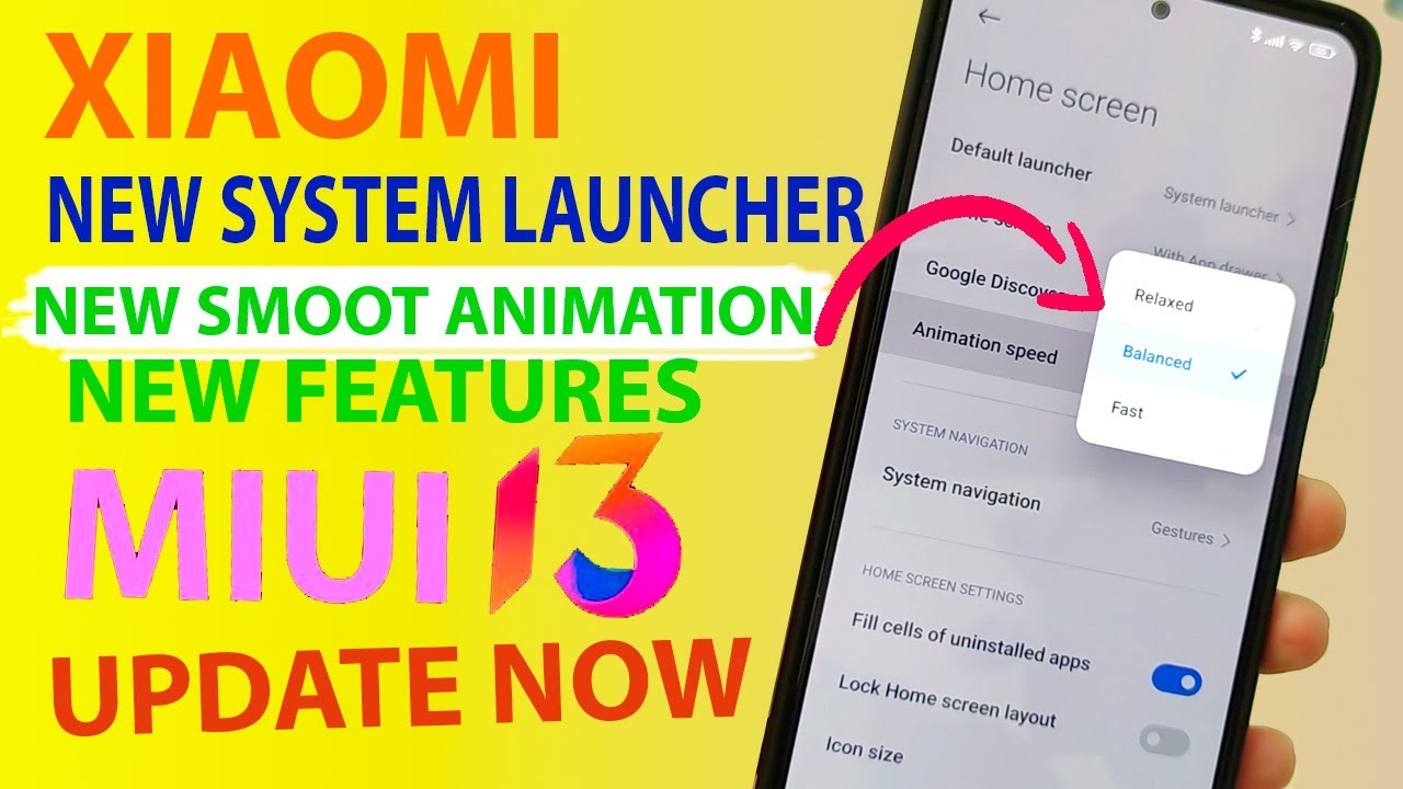 MIUI 13 New System Launcher Update - New Features MIUI 13.5, NEW ANIMATIONS