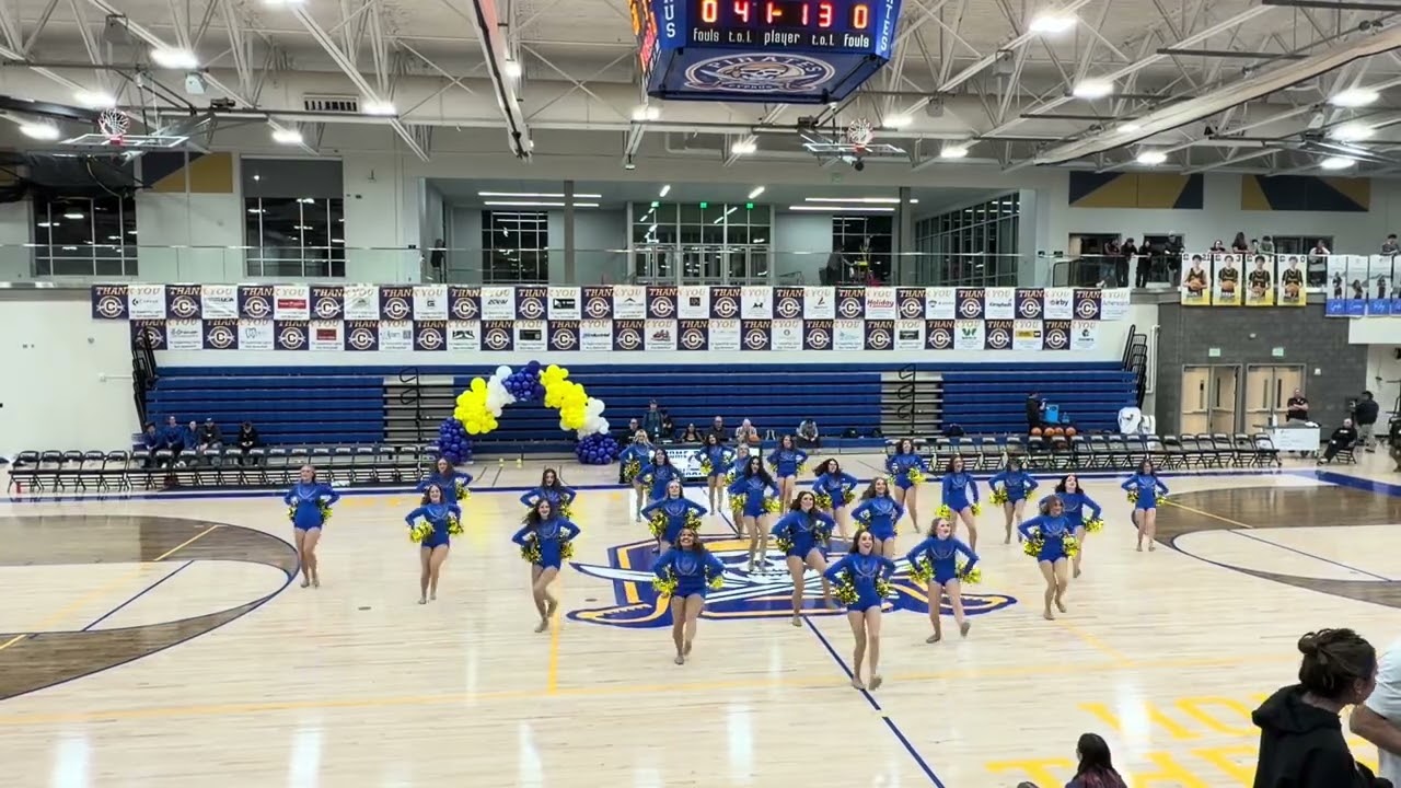 Cyprus Spinnaker’s half time show at the boys basketball game