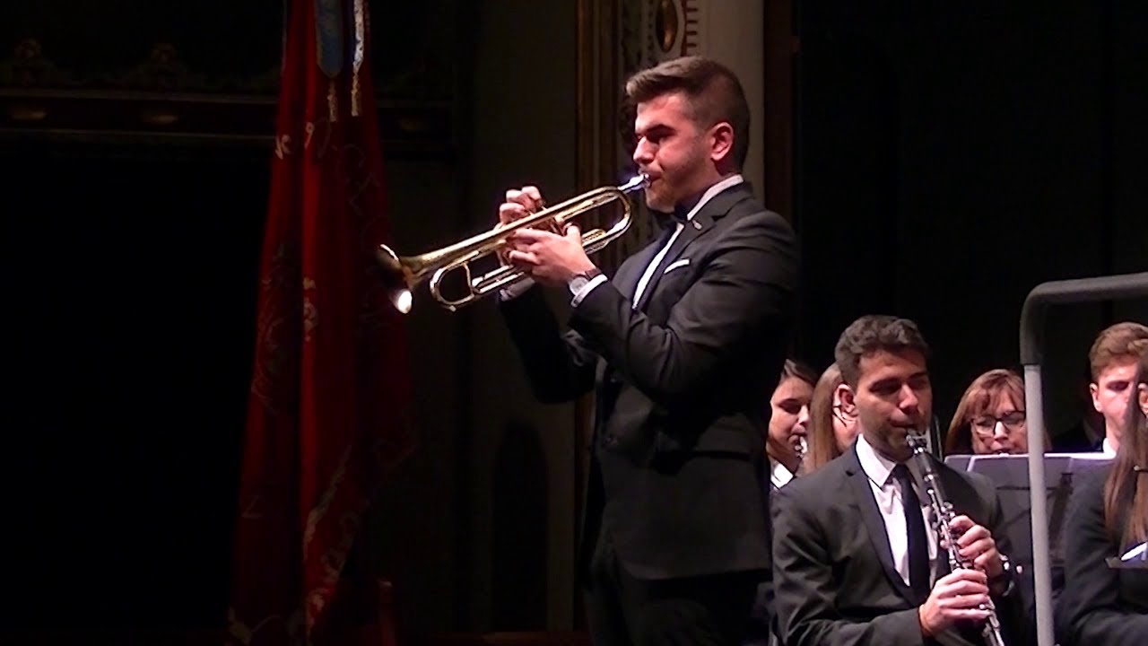 LA VIRGEN DE LA MACARENA per a trompeta i banda, de Calvin Custer / Banda Simfònica d'Algemesí