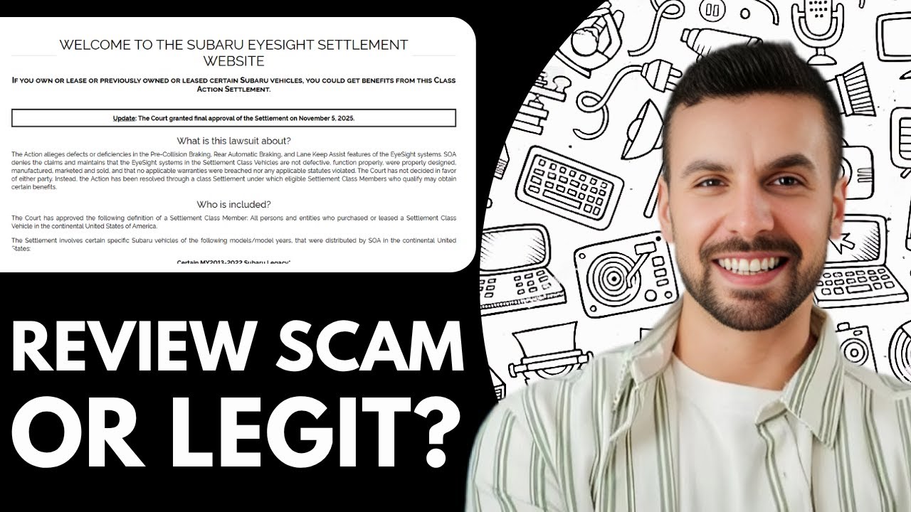 Subaru EyeSight Settlement Review - 2025 | SCAM or LEGIT? (Quick & Easy)
