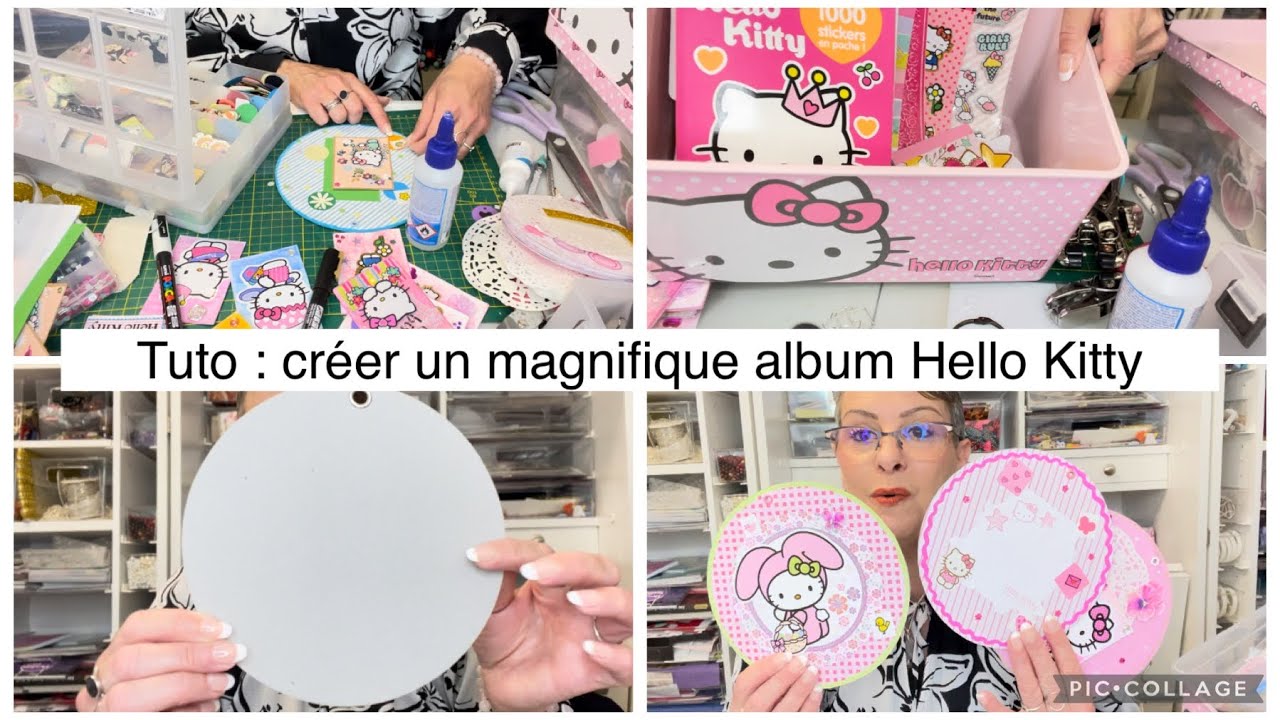 Tuto : créer un magnifique album Hello Kitty