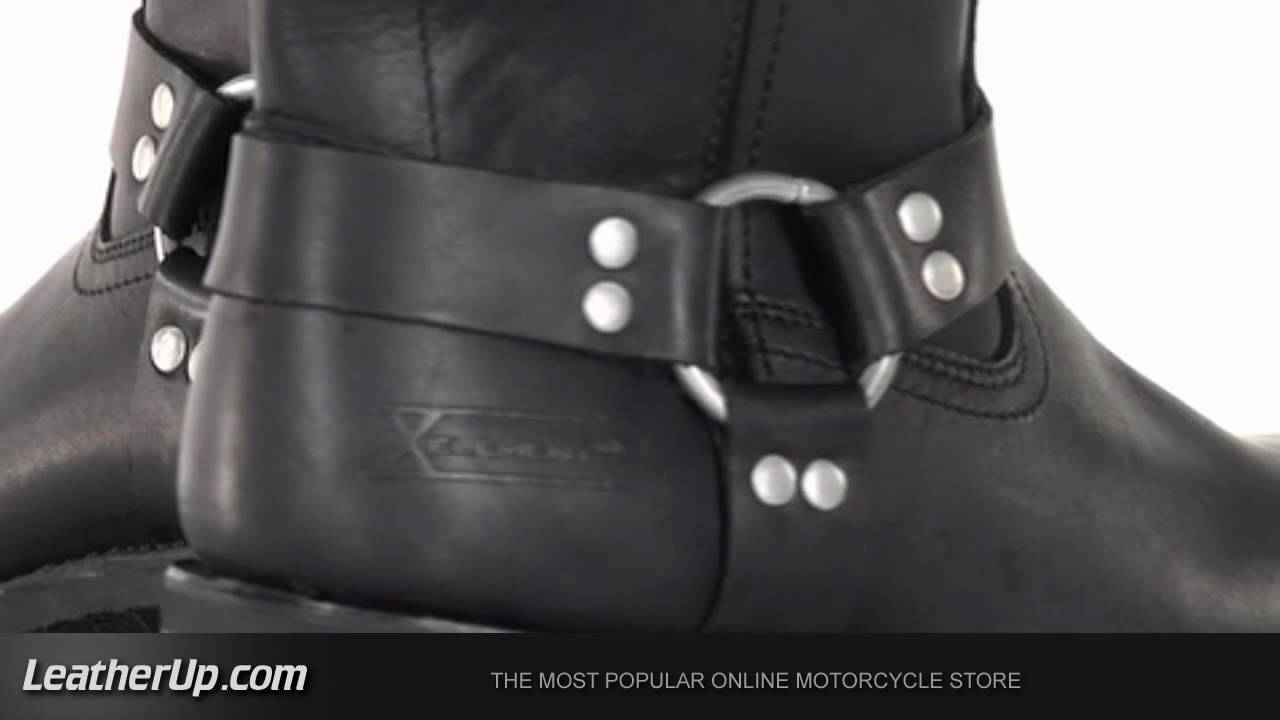 1442 Xelement Men's Classic Motorcycle Harness Biker Boot at LeatherUp.com