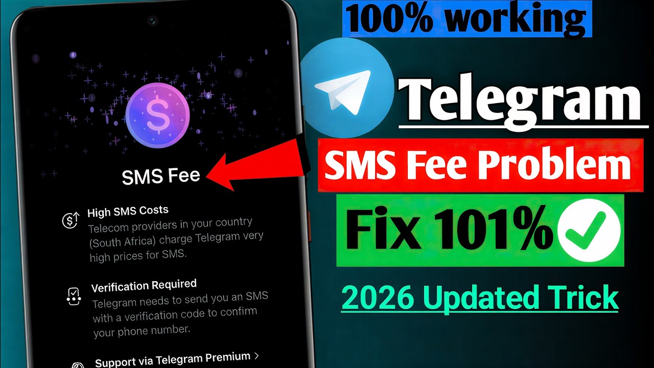 How To Fix Telegram SMS Fee Problem (2026) | Fix Telegram Code SMS Problem | Telegram Login Problem