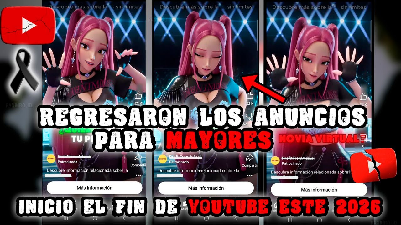 Los Anuncios para Mayores Regresaron este 2026 😤 el fin de YouTube 😭