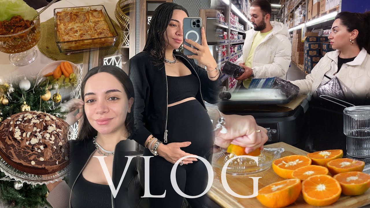 VLOG | DEV MARKET ALIŞVERİŞİ 🛒| İLK NST🤰🏻| BOL &Ccedil;İKOLATALI KEK | İKİ G&Uuml;N &Uuml;ST &Uuml;STE G&Uuml;N&Uuml;N MEN&Uuml;S&Uuml;🍽️