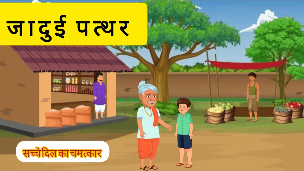 Moral, Story, Moral Stories, Hindi Moral Story, “जादुई पत्थर”KY Kids Channel