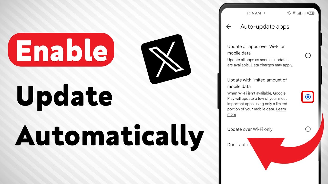 How to Enable Update X (Twitter) App Automatically (Updated)