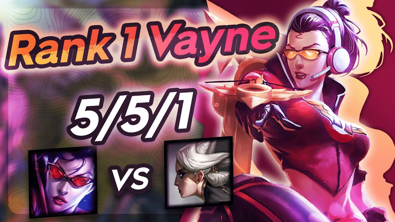 Vayne Vs Camille - Challenger Gameplay Rank 1 Vayne