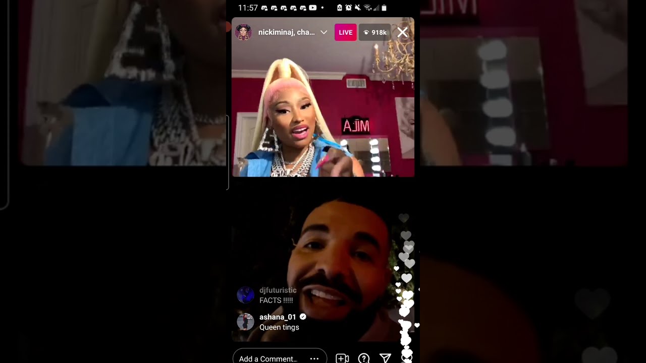 Nicki Minaj Instagram Live 05/13/2021 (with Drake!) 
