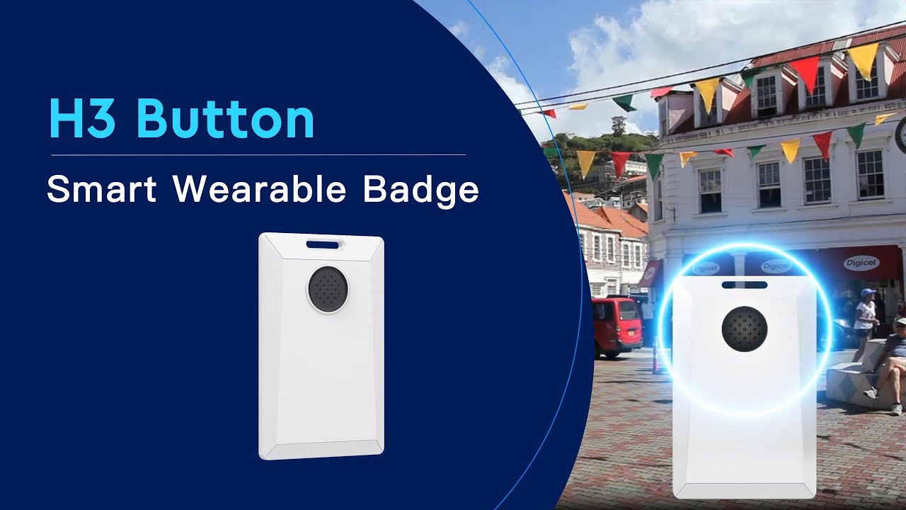 H3 Button Smart Wearable Badge
