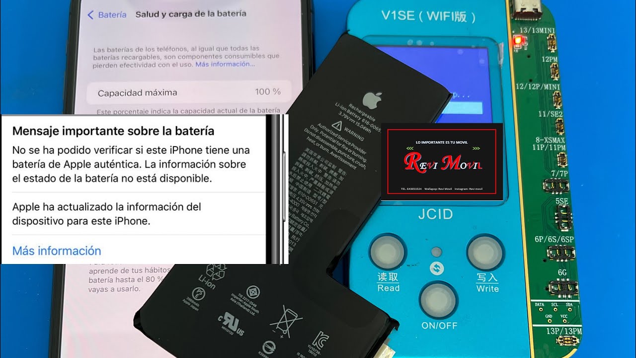 Cambio BATERÍA IPHONE 11PRO/11 PRO MAX sin mensaje de ⚠️