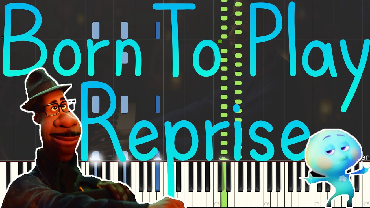 Jonathan Batiste - Born To Play Reprise | Soul 2020 OST from Pixar (Solo Jazz Piano Synthesia)