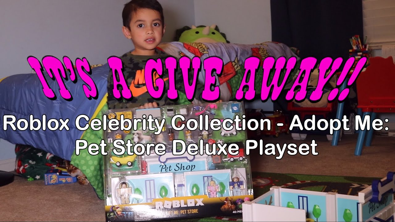 Roblox Adopt Me: Pet Store Deluxe Playset UNBOXING and GIVEAWAY!