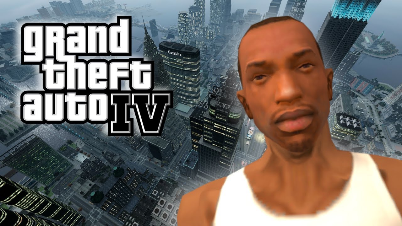 CJ Plays GTA IV