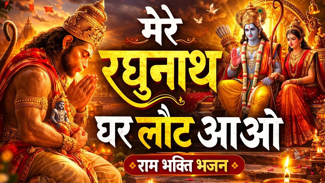 मेरे रघुनाथ घर लौट आओ | भावुक राम भजन | Hanuman Bhakti Song | Ram Bhajan 2026 | Jai Shri Ram 