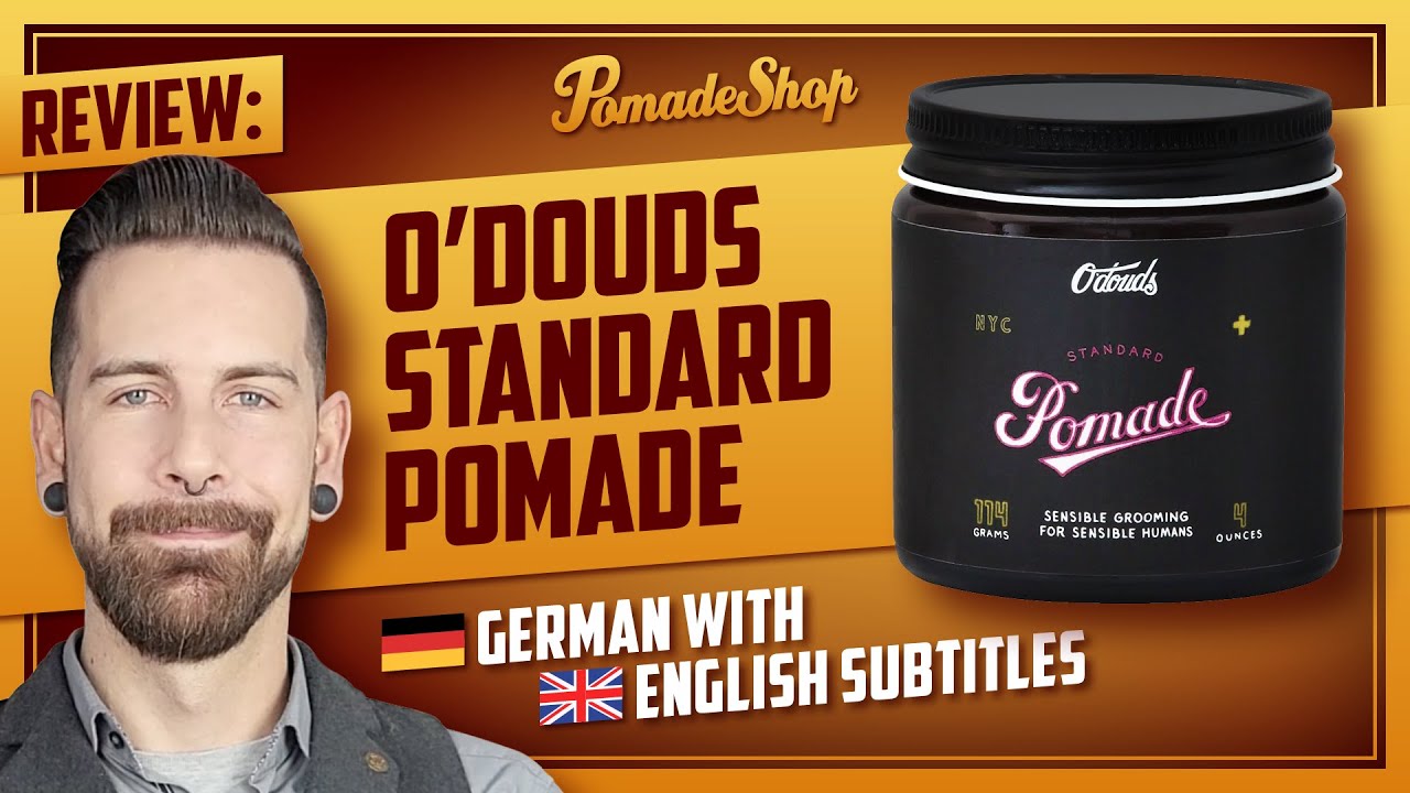 Flos Lieblings-UWB-Pomade! | O'douds Standard Pomade Review | German + English subtitles