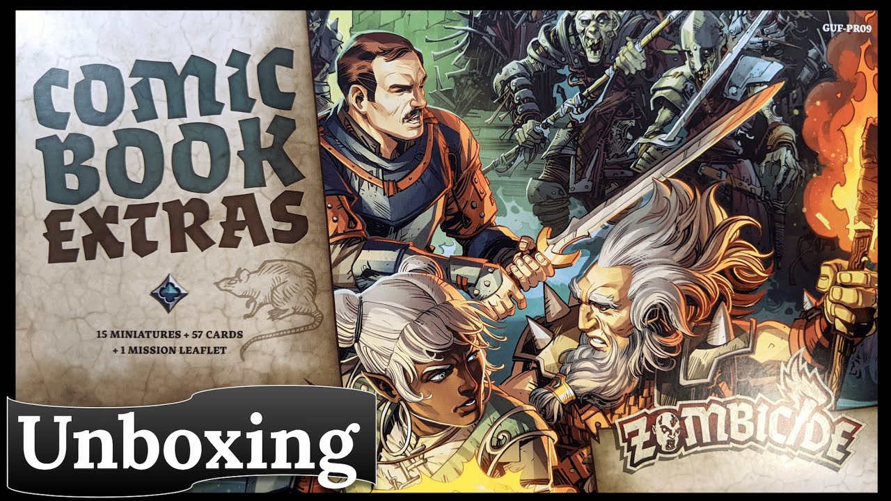Zombicide: Black Plague &ndash; CMON Comics: Vol. 2 Promos - Unboxing