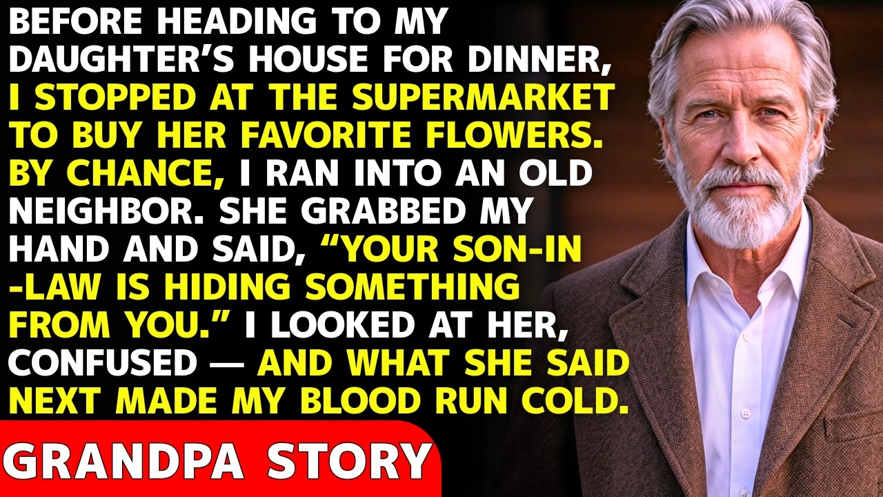 At The Supermarket, My Neighbor Grabbed My Hand: “Your Son-in-Law Is Hiding Something”