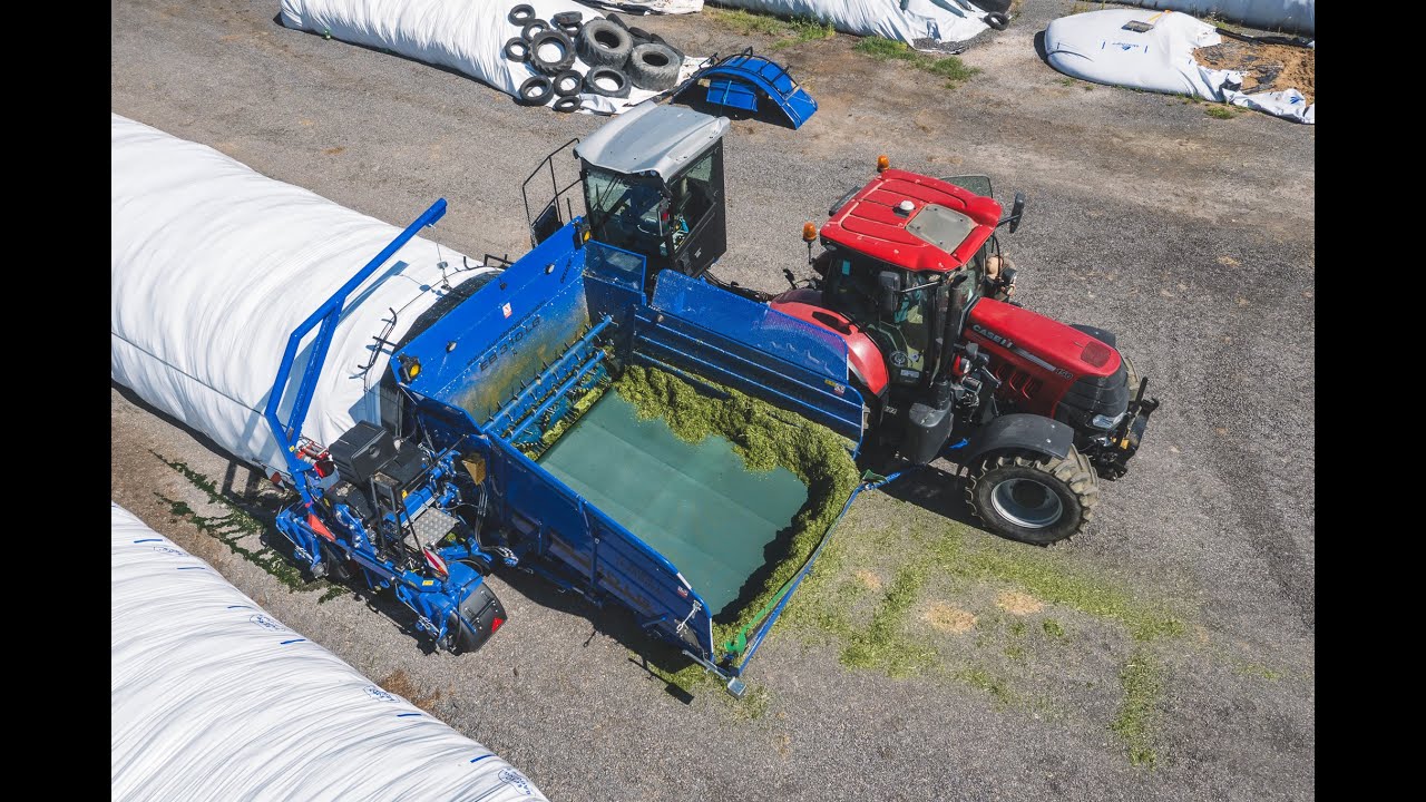 Silage bagger EB 310 LG, DELUXE version + CASE PUMA 150