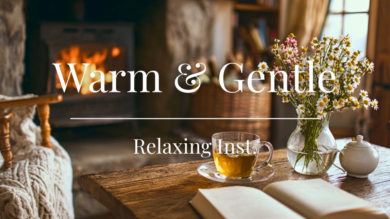 Warm & Gentle ☕ Quiet Late Winter Morning | Relaxing Acoustic Guitar for Deep Focus & Reset