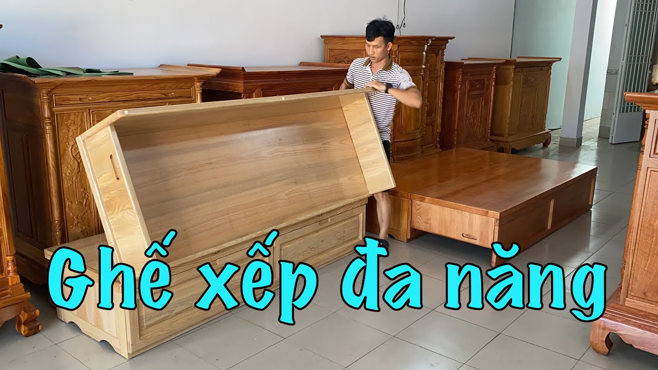 Ghế nằm thay giường - ghế xếp đa năng