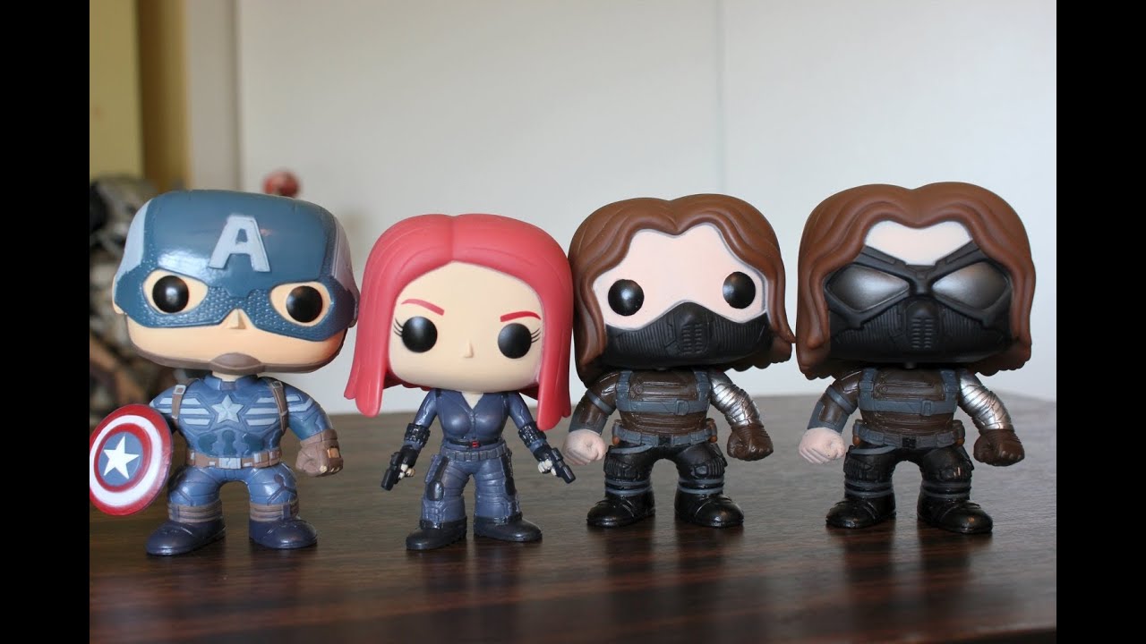 Funko Pop Captain America: The Winter Soldier review - Black Widow, Winter Soldiers & Cap