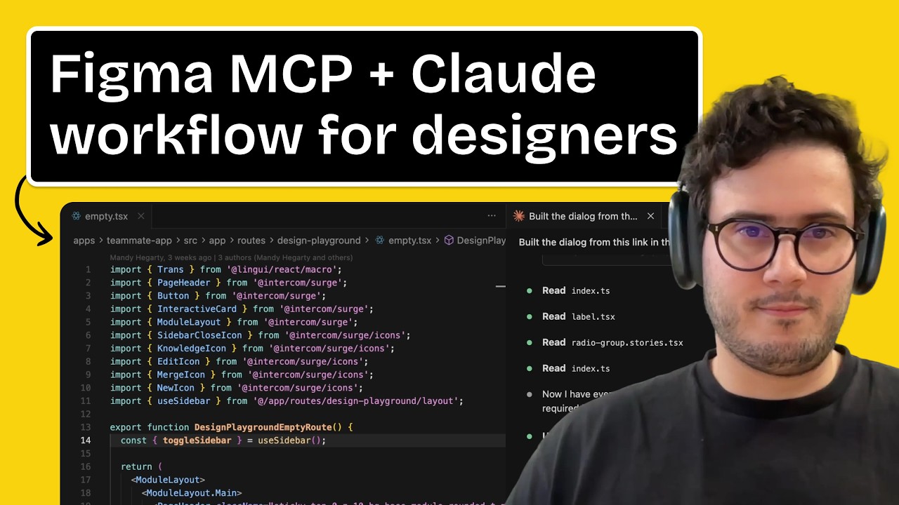How I Vibe Code as a Designer at Intercom