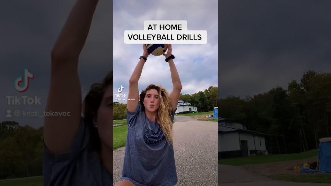At Home Volleyball Drills