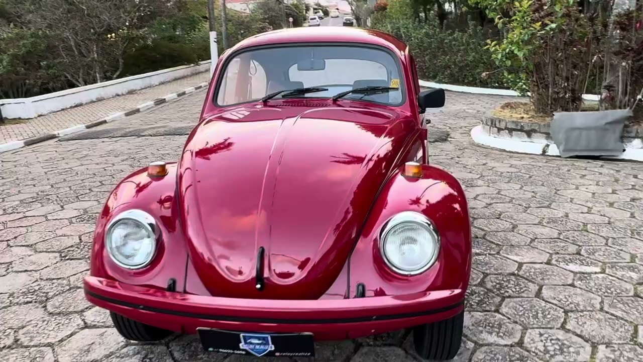 🔥 Clássico RARO! VW Fusca Itamar 1996 Vermelho Sport + R$1.000 OU 38 MIL no PIX 🚀
