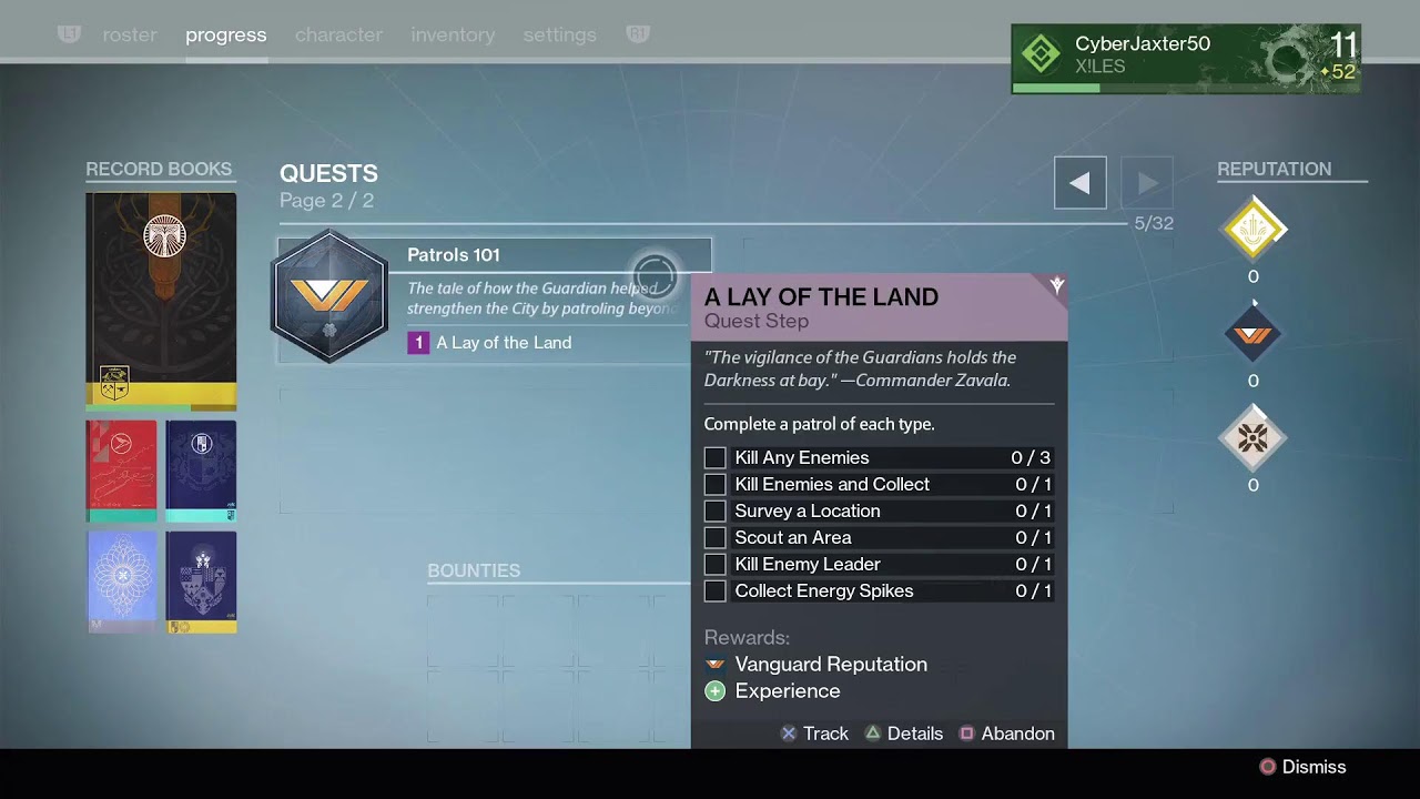 Destiny 1 fresh start