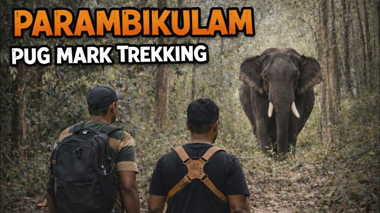 யானையைக் கண்டு பயந்து ஓடிய Trekking...